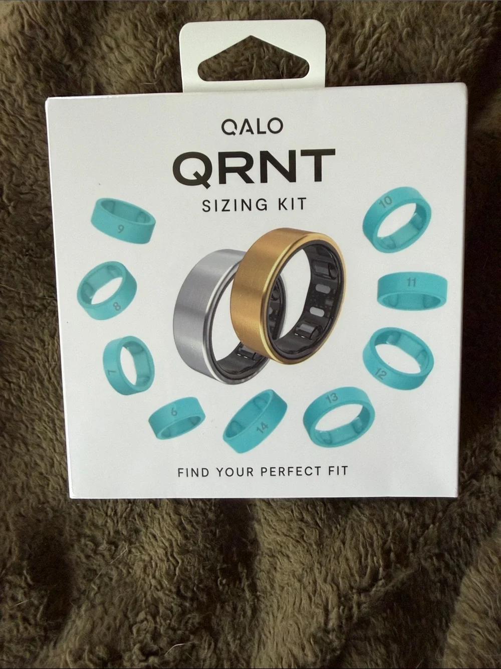 QALO QRNT Ring Sizing Kit - Turquoise Sizing Bands